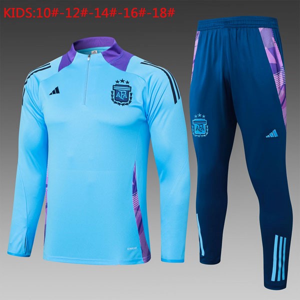 Niños Sudadera De Training Argentina 2024 2025 Azul 3